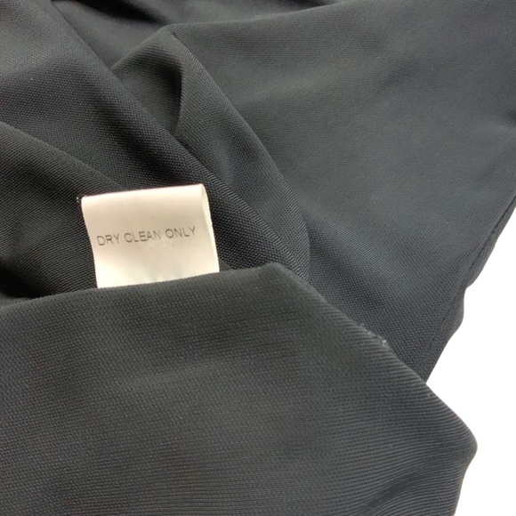 HAUTE HIPPIE 100% Rayon Jersey Knit Black Sleeveless Cowl Neck Mini Dress Sz S - Picture 10 of 12